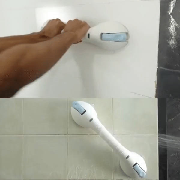 Use Stable Grip for support while moving in the shower